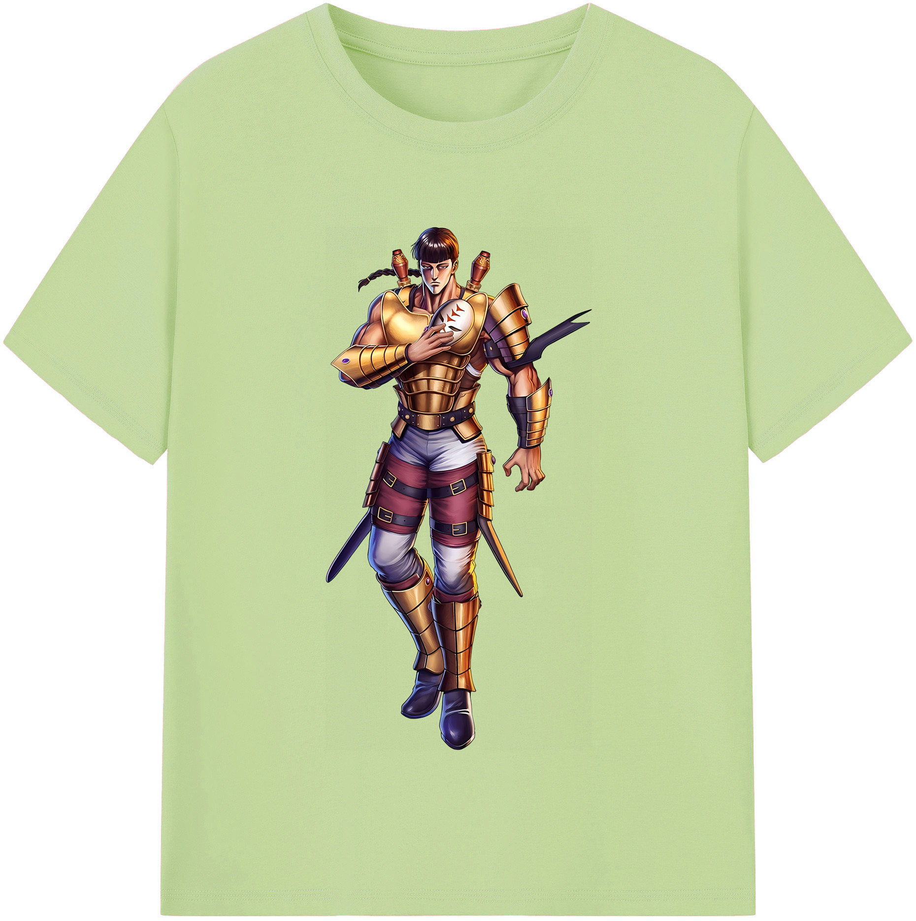 （画像用） 北斗の拳 Fist of the North Star 綿100％半袖Tシャツ（フロントプリント）